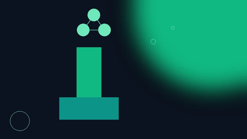 Ilustración de chimeneas industriales con símbolos de CO2 y un formulario de reporte digital, en la paleta verde de Ambiental